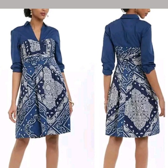 Anthropologie Dresses & Skirts - Anthro Holding Horses 2 Bandanna Western Dress